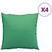 Cuscini Per Divano 4 Pz Verdi 60x60 Cm In Tessuto - Foto miniatura 2