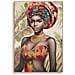 Stampa Su Tela Africa 18 - Multicolore - Legno - 82x4,5x122 Cm - Foto miniatura 1