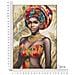 Stampa Su Tela Africa 18 - Multicolore - Legno - 82x4,5x122 Cm - Foto miniatura 7