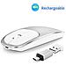 Mouse Ottico Wireless Silenzioso Bnh-wl-59: Bluetooth 5.0 + 2.4g, Ricaricabile, Dpi Regolabile Silver - Foto miniatura 1