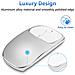 Mouse Ottico Wireless Silenzioso Bnh-wl-59: Bluetooth 5.0 + 2.4g, Ricaricabile, Dpi Regolabile Silver - Foto miniatura 3