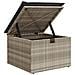 Set Divano da Giardino 6 Pezzi con Cuscini Grigio Chiaro Polyrattan,  Divano da Giardino per 2 Persone con Cuscini Grigio Polyrattan - Foto miniatura 8