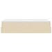 Struttura Letto Pouf con Materasso Crema 100x200 cm in Tessuto - Foto miniatura 9