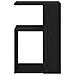 Tavolino  Nero Rovere 36x30x56 cm Legno ingegnerizzato - Foto miniatura 6