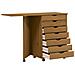 Armadietto Rotante con Scrivania MOSS ambra Legno Massello Pino - Foto miniatura 6