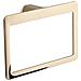 Portasalviette Ad Anello Da Muro In Ottone E Cromall Pi70 Serie Pirenei Oro - Foto miniatura 1