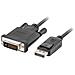 CA-DPDV-10CU-0030-BK cavo e adattatore video 3 m DisplayPort DVI-D Nero - Foto miniatura 1