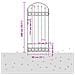 Cancello per recinzione Grigio 89 x 200 cm Acciaio - Foto miniatura 5