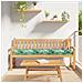 Set di Cuscini per Pallet 2 pcs Motivo a foglia 200 x 40 x 8 cm - Foto miniatura 2