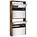 Scarpiera con Specchio a 4 Livelli Rovere Fumo 63x17x134 cm - Foto miniatura 4
