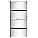 Scarpiera con Specchio a 4 Livelli Rovere Fumo 63x17x134 cm - Foto miniatura 5