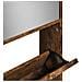 Scarpiera con Specchio a 4 Livelli Rovere Fumo 63x17x134 cm - Foto miniatura 9