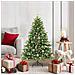 Albero di Natale artificiale con 150 LED Verde 120 cm PE e PVC - Foto miniatura 2