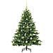 Albero di Natale artificiale con 150 LED Verde 120 cm PE e PVC - Foto miniatura 4
