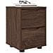 Comodini con cassetto 2 pcs Rovere Marrone 30,5 x 30 x 43 cm - Foto miniatura 3