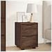 Comodini con cassetto 2 pcs Rovere Marrone 30,5 x 30 x 43 cm - Foto miniatura 4