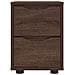 Comodini con cassetto 2 pcs Rovere Marrone 30,5 x 30 x 43 cm - Foto miniatura 6