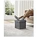 PUFA - LSF028G01 Pouf organizer in MDF grigio scuro - Foto miniatura 3