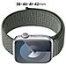 Bracciale Sport Per Apple Watch 38 / 40 / 41 / 42mm In Nylon Tessuto Velcro, Verde - Foto miniatura 4