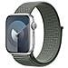 Bracciale Sport Per Apple Watch 38 / 40 / 41 / 42mm In Nylon Tessuto Velcro, Verde - Foto miniatura 1