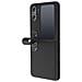 Cover con Tapa per Find N2 Flip 5G - Silicone, Nero, Con Soporte - Foto miniatura 1