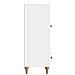 Credenza Bianco Lucido 66 x 34,5 x 95 cm Legno ingegnerizzato - Foto miniatura 4