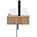 Lavabo da Parete Rovere Artigianale 53 x 35 x 39 cm - Foto miniatura 5