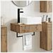 Lavabo da Parete Rovere Artigianale 53 x 35 x 39 cm - Foto miniatura 6