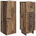 Set di armadi 2 pcs Legno antico 33 x 34,5 x 90 cm - Foto miniatura 3