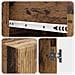 Set di armadi 2 pcs Legno antico 33 x 34,5 x 90 cm - Foto miniatura 7