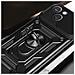 Custodia Hybrid Armor Camshield Con Supporto E Copertura Per Fotocamera Per Iphone 15 Plus - Nera - Foto miniatura 2