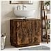 Armadio per Lavabo da Bagno HOORN Rovere Fumo - Foto miniatura 2