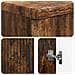 Armadio per Lavabo da Bagno HOORN Rovere Fumo - Foto miniatura 8