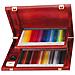 CarbOthello - Matita colorata Premium - Cassetta in Legno richiudibile con doppio ripiano - 60 Colori assortiti + accessori - Foto miniatura 6