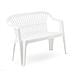 Panchina in Polipropilene Bianco - Modello Diva - Foto miniatura 1