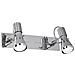 SPOT-CADILLAC-2 - Applique a due luci cromata dalla forma semplice 40 watt E14 - Foto miniatura 4
