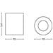 Pillar Single Spot Black 1X50w 230V - Foto miniatura 6
