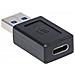 IADAP USB-AM / CF - Adattatore USB 2.0 tipo A maschio a USB tipo C femmina Nero - Foto miniatura 3