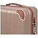 4 Pz. Set Di Trolley Rigidi Color Champagne - Foto miniatura 2
