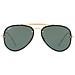 Junior Blaze Aviator Occhiali da Sole, Oro (Gold / Dark Green), 58 Unisex-Adulto - Foto miniatura 1