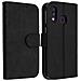 Custodia Samsung Galaxy A40 Portacarte Funzione Supporto Cover Silicone - Nero - Foto miniatura 1
