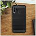 Cover Huawei P Smart Z / Honor 9x Silicone Gel Carbonio Metallo Spazzolato, Nero - Foto miniatura 2