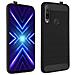 Cover Huawei P Smart Z / Honor 9x Silicone Gel Carbonio Metallo Spazzolato, Nero - Foto miniatura 1