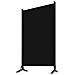 Paravento A 3 Pannelli Nero 260x180 Cm - Foto miniatura 3