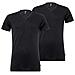 905056001 - T-shirt Da Uomo Con Scollo A V, 4 Pezzi - 884 Jet Black M - Foto miniatura 2