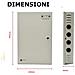 Box Alimentazione 18 Uscite Canali Stabilizzato Per Telecamere Videosorveglianza Cctv Dc 12v 30a 18 Ch 360 W - Foto miniatura 7