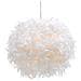 Piuma Bianca Di Soffitto Luce Del Pendente Ombra Non Elettrici Paralume Per Lampada Da Terra E Da Tavolo Lampada Con Paralume Ridurre Anello Per Soggiorno Sala Da Pranzo E Camera Da Letto 30 Centimetri - Foto miniatura 1