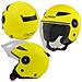 Moto Jet Casco City Ece 22-05 Certificato Scooter Doppia Visiera Fluo L - Foto miniatura 9