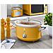 Swan Sf17021yeln Retro Slow Cooker 3,5l Pentola Rimovibile In Ceramica Antiaderente Senza Pfoa 200w Giallo - Foto miniatura 2