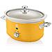 Swan Sf17021yeln Retro Slow Cooker 3,5l Pentola Rimovibile In Ceramica Antiaderente Senza Pfoa 200w Giallo - Foto miniatura 1